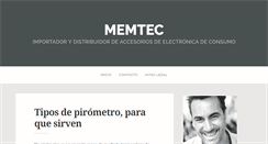 Desktop Screenshot of memtec.es