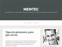 Tablet Screenshot of memtec.es